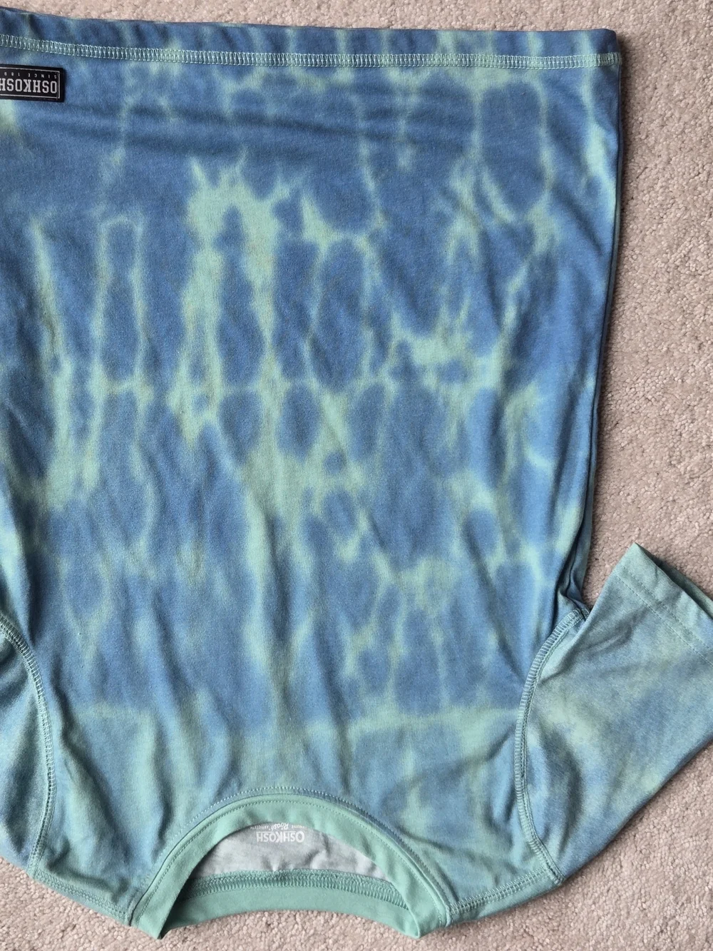 OshKosh B'gosh Tie-Dye Blue & Aqua Kids T-Shirt